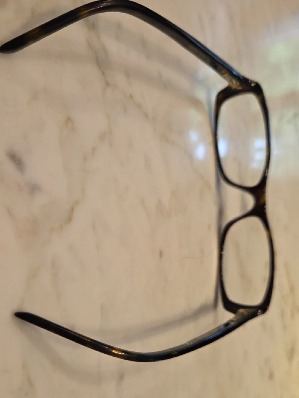Designer Prada Tortoiseshell Rectangular Glasses